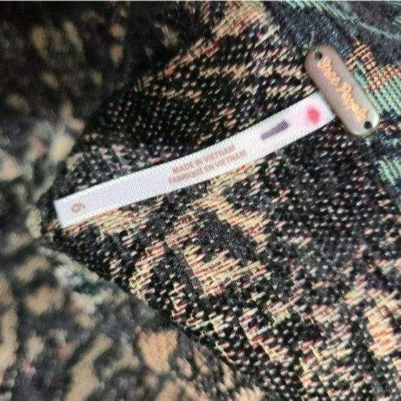 Free Peole On-The Go Jaquard Mini Skirt -6 - Picture 5 of 7